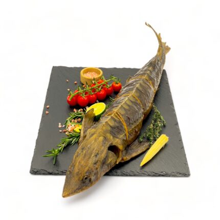 Белуга кусок без шкуры горячего копчения ~1 кг