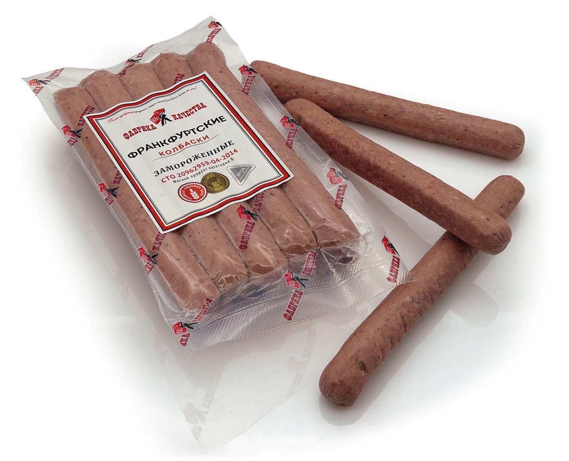 Колбаски Швейцарские пк, 1-1.1кг, Фабрика качества