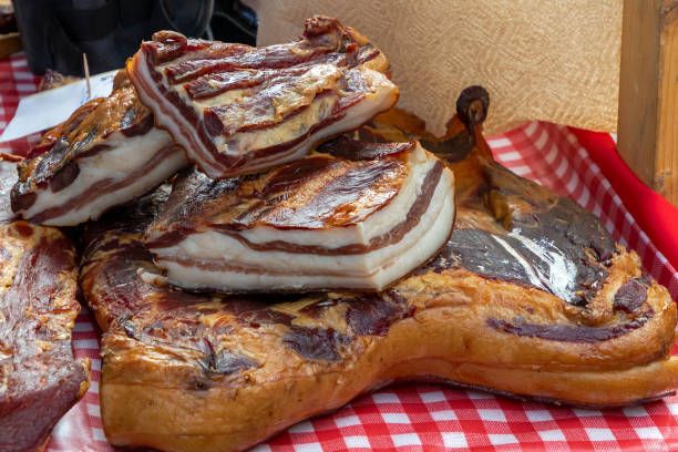 Сало Прованское копченое Заповедные Продукты ~ 1.4-1.6 кг в шт