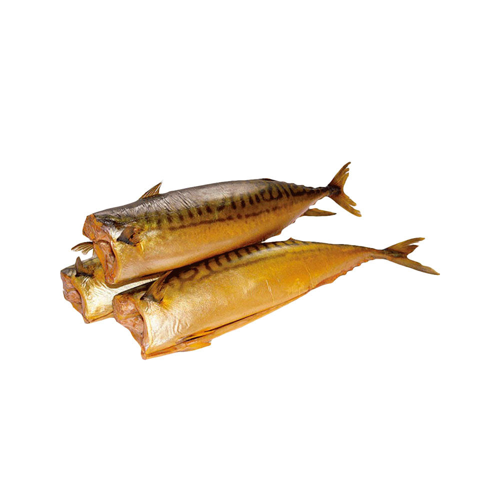 Скумбрия горячего копчения, без головы ~ 350 г в шт